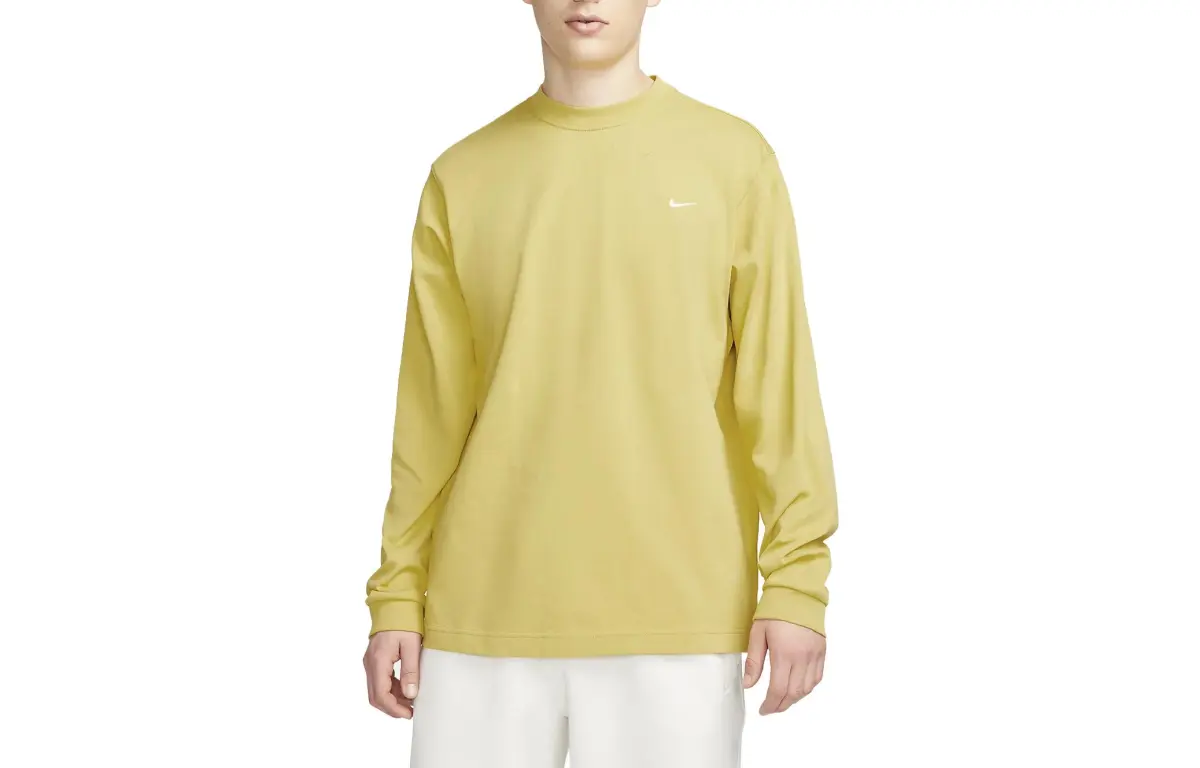Nike Sweatshirts Men's Gold Crew Neck Thickened Regular