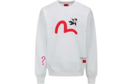 EVISU Sweatshirts Men's Crew Neck Moderate Regular