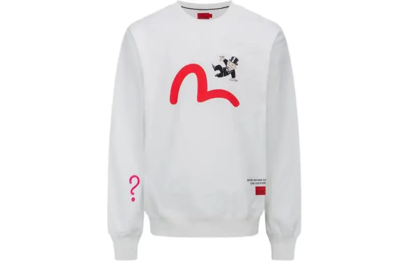 EVISU Sweatshirts Men's Crew Neck Moderate Regular