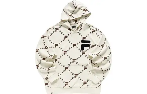 FILA FUSION TOKYO STUDIO Sweatshirt Unisex Dark White Color