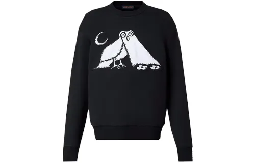 LOUIS VUITTON Lv Comics Owl Patch Crewneck