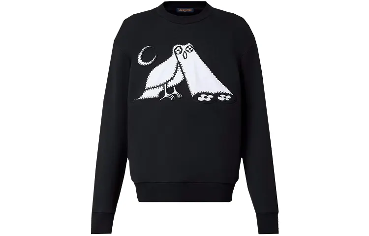 LOUIS VUITTON Lv Comics Owl Patch Crewneck