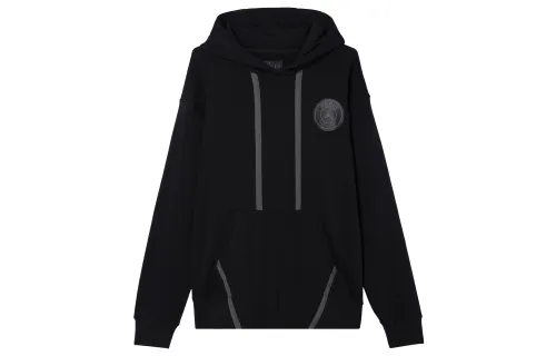 Jordan Sweatshirts Men's Black Hooded Non Detachable Moderate
