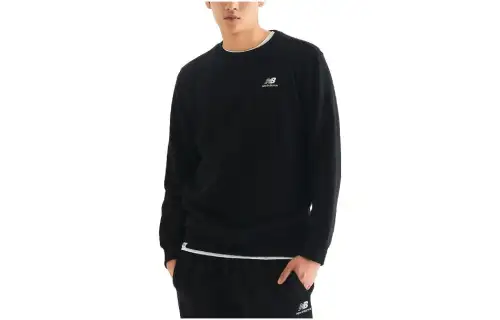 New Balance New Balance SS23 Head Outside Sweatshirts Unisex Black Crew Neck Moderate Other