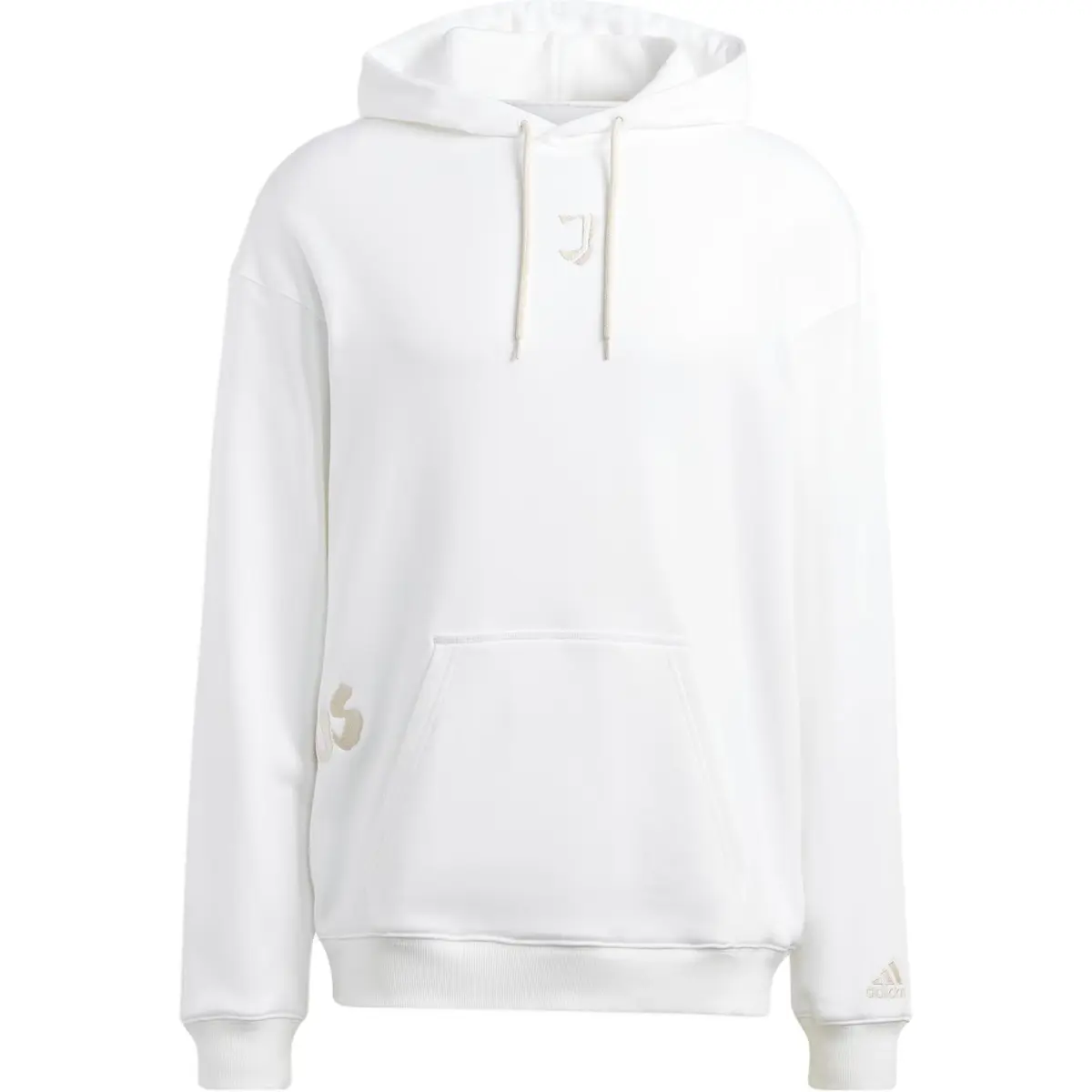 Adidas Sweatshirts Men's White Hooded Moderate Regular