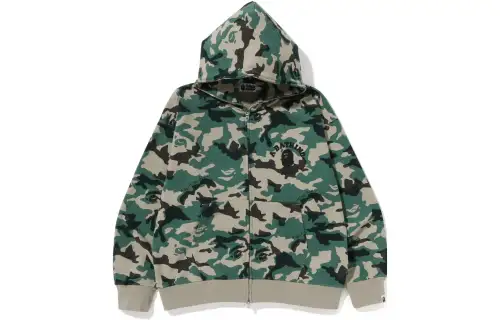 A BATHING APE SS23 WOODLAND CAMO Sweatshirt Men's Green