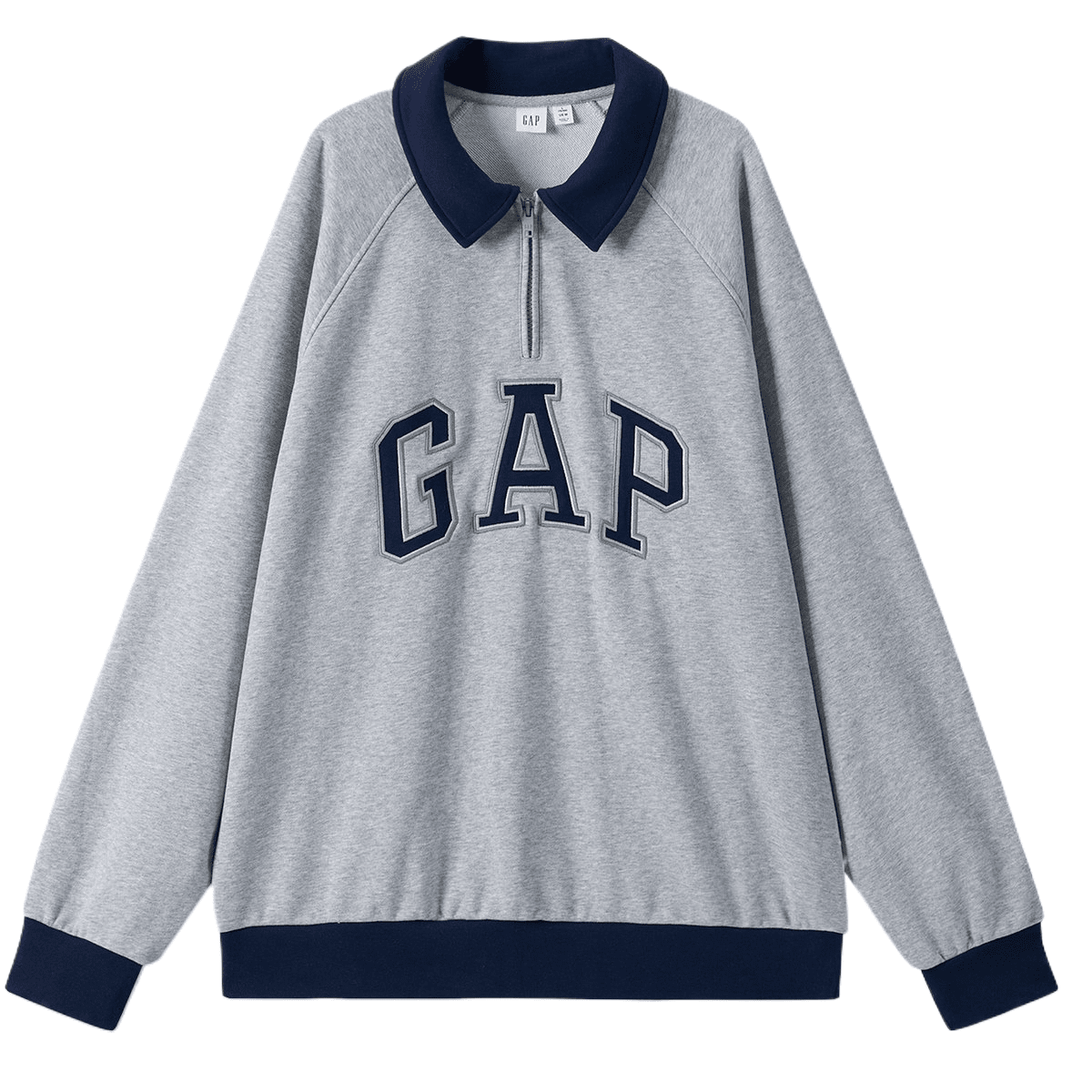Худи GAP Logo Hoodie (серое)