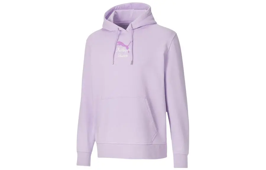 PUMA X KS Sweatshirts Men's Purple Hooded Moderate Regular