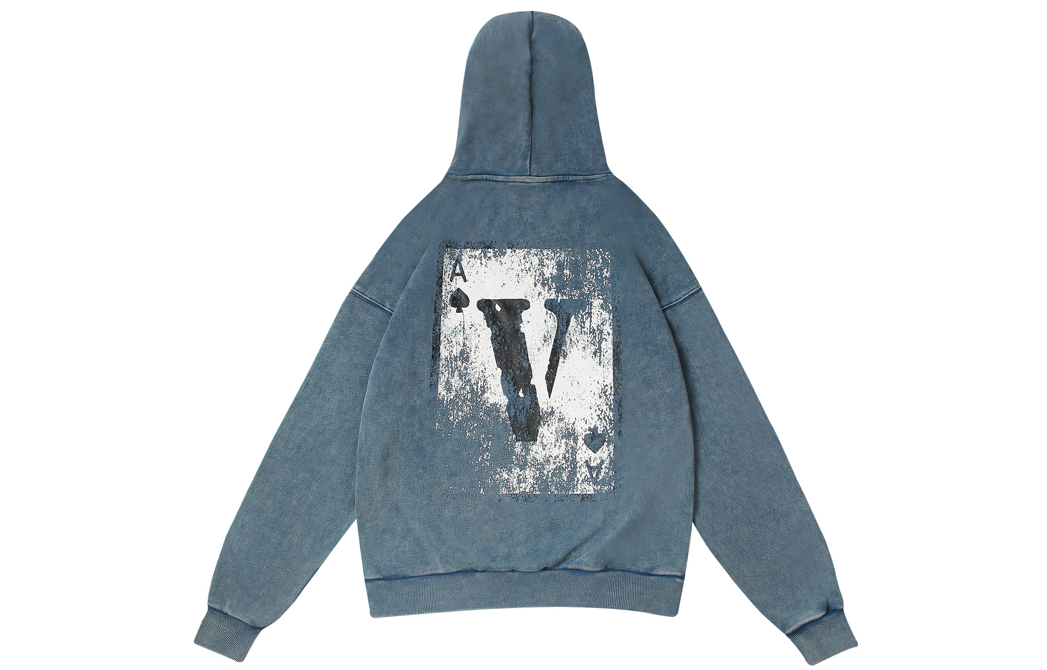Худи VLONE Poker Logo (синее)