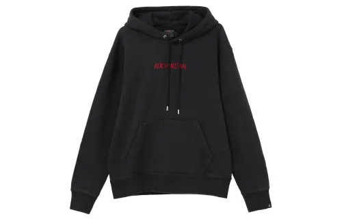 Jordan Sweatshirts Men's Black Hooded Moderate Regular