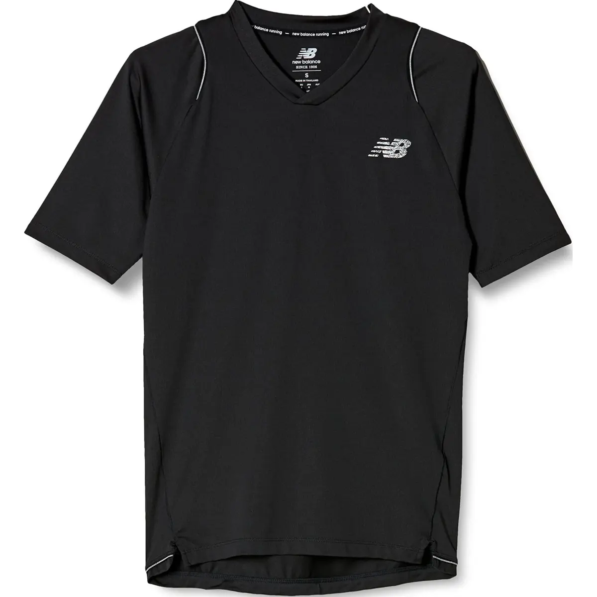 New Balance PMV KIMBIA T Shirt Unisex Black