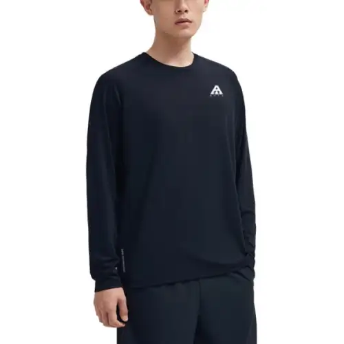 ANTA Basketball Collection T Shirts Men's Black Crew Neck Moderate Straight Fit