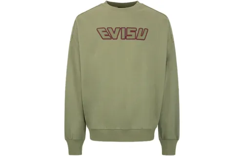 EVISU Sweatshirts Unisex Crew Neck Moderate Regular