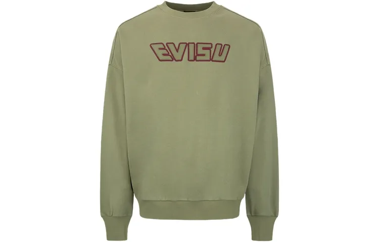 EVISU Sweatshirts Unisex Crew Neck Moderate Regular