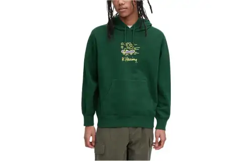 UNIQLO Sweatshirt Unisex Dark Green