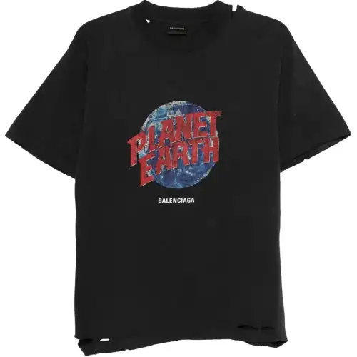 Balenciaga Graphic Printed Crewneck T Shirt