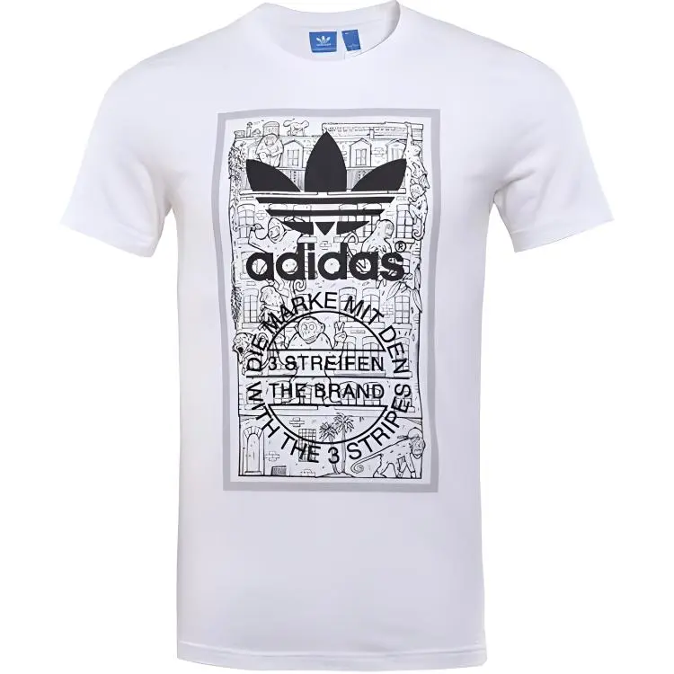 Adidas Originals Trefoil T Shirt Men's White