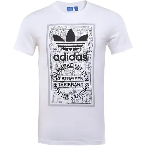 Adidas Originals Trefoil Collection T Shirt Men's White