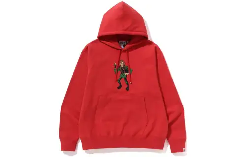 Bape Ape Graphic Relaxed Fit Pullover Hoodie