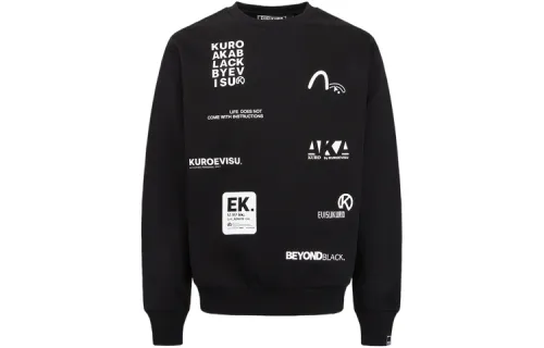 EVISU Sweatshirts Men's Crew Neck Moderate Regular