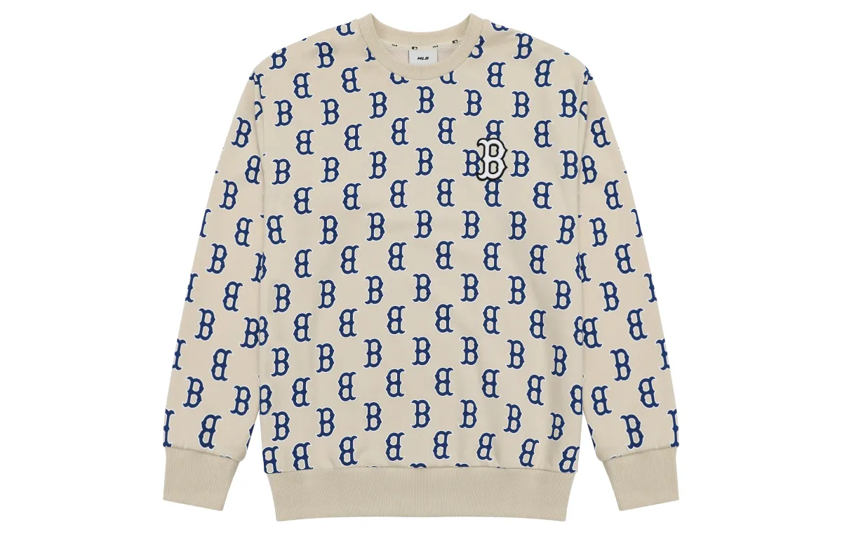 MLB Sweatshirt Unisex Light Beige