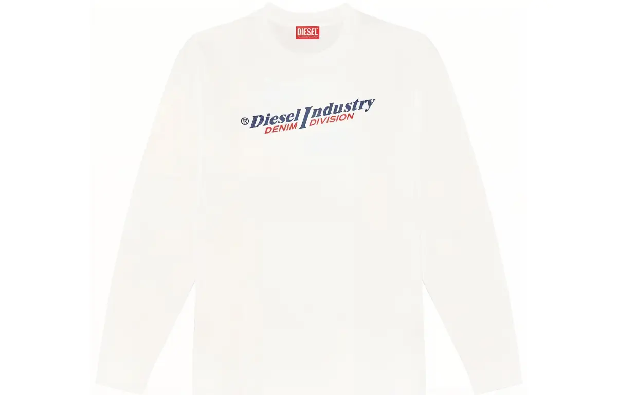 DIESEL Logo Detailed Crewneck Sweatshirt