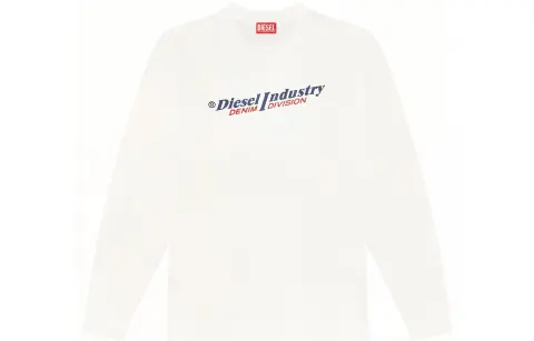 DIESEL Logo Detailed Crewneck Sweatshirt