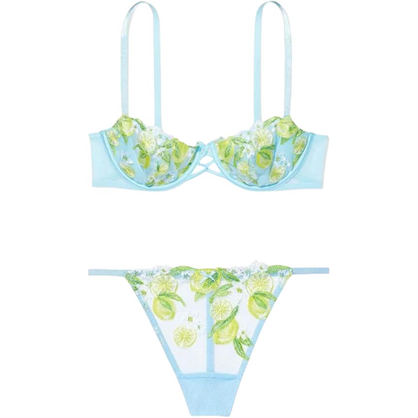 Женский сумка Victoria's Secret Комплект белья (голубой)