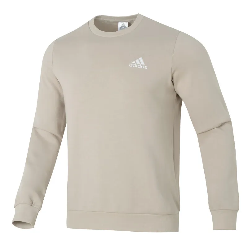 adidas Men Fleece Running Sweatshirt Khaki