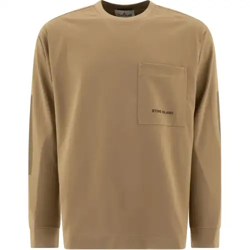STONE ISLAND Cotton Jersey Sweatshirt