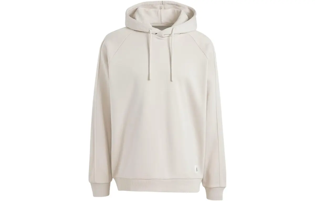 Adidas Sweatshirts Men's Beige Hooded Moderate Regular