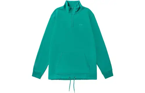 Vans Sweatshirts Men's Green Stand Collar Moderate Regular