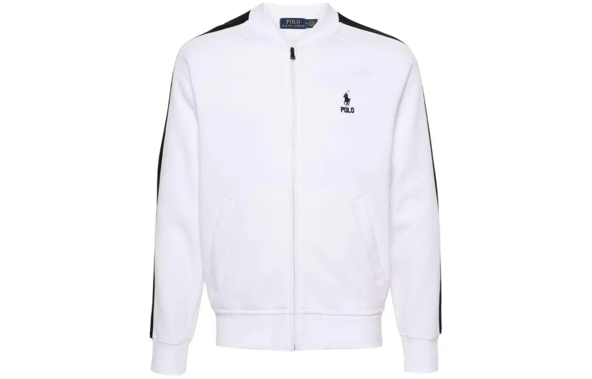 Polo Ralph Lauren Polo-Pony-embroidery zipped sweatshirt