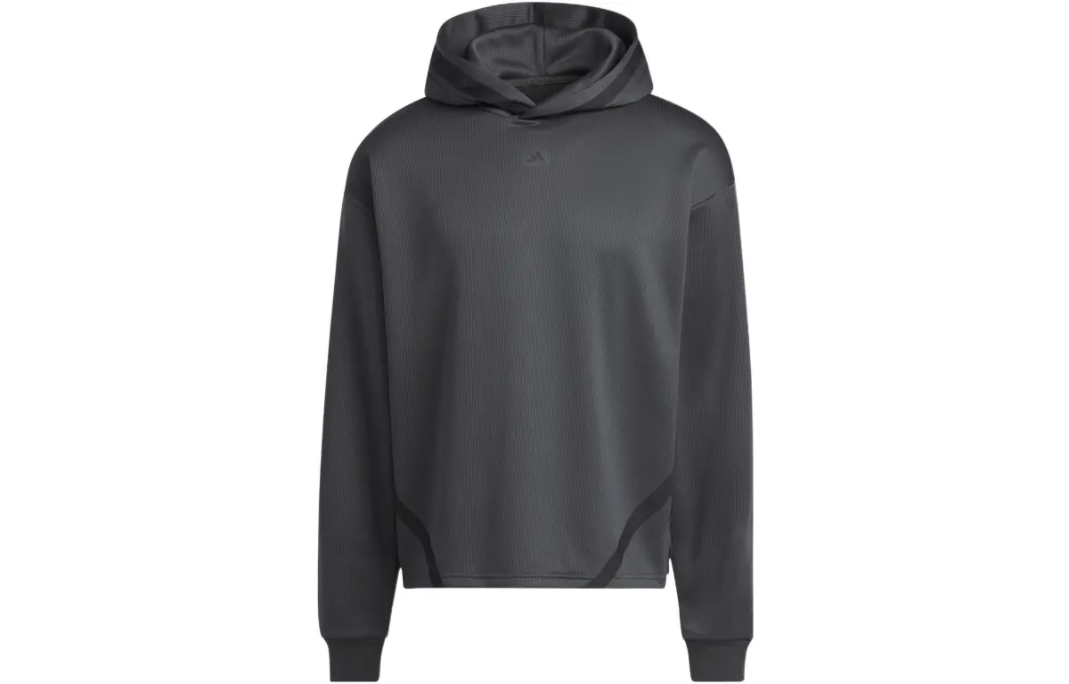 Adidas Sweatshirts Men's Black Hooded Moderate Regular