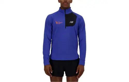 New Balance NYC Marathon Sweatshirts Men's Blue Turtleneck Moderate Regular