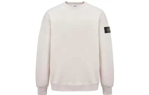 STONE ISLAND Compass-patch Cotton Sweatshirt