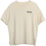 Timberland T Shirts Unisex Ecru Crew Neck Moderate Straight Fit