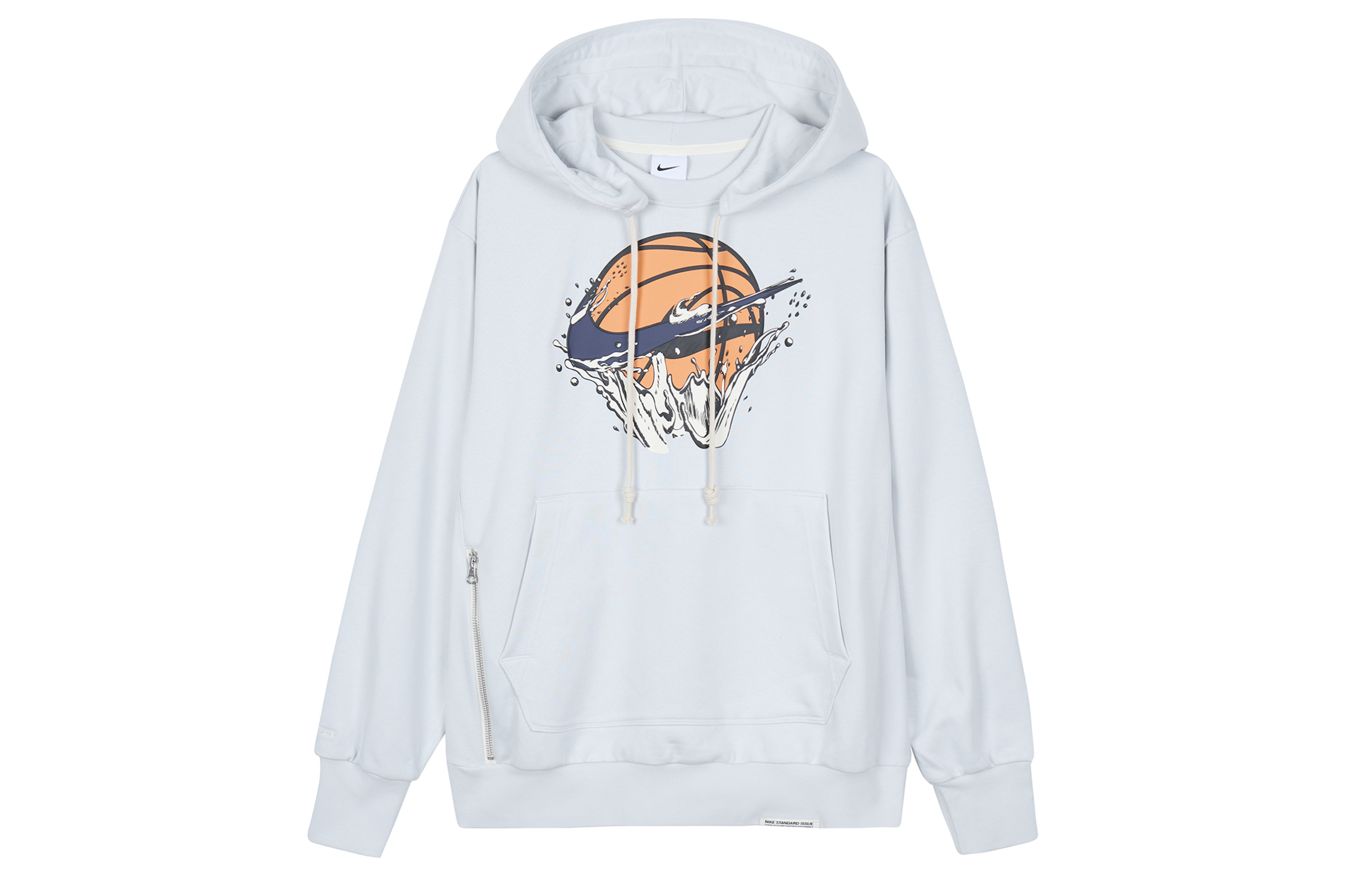 Мужское худи Nike Dri-Fit (серое)