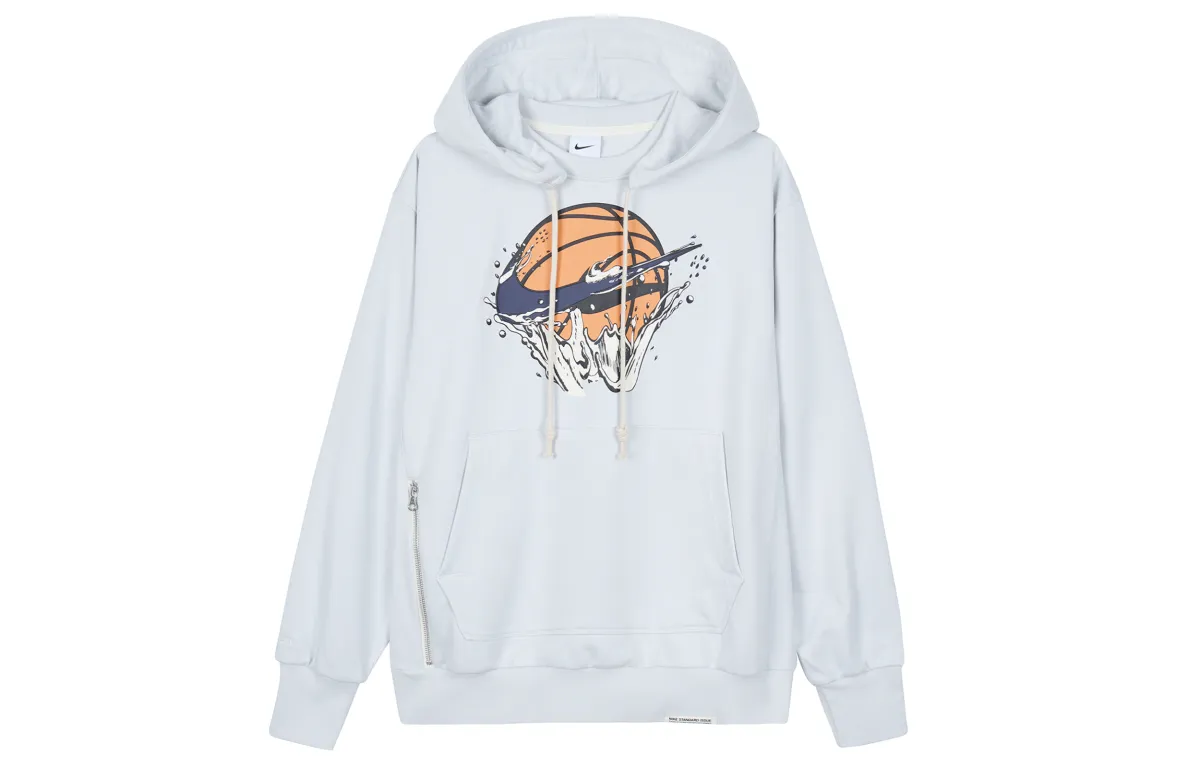 Nike Dri-Fit Sweatshirts Men's Photon Gray Hooded Moderate Regular