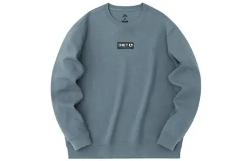 ANTA Variety Training Collection Sweatshirts Men's Asphalt Gray Green Crew Neck Moderate Regular