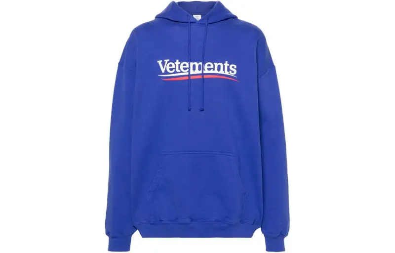 Vetements Logo-print Cotton Blend Hoodie