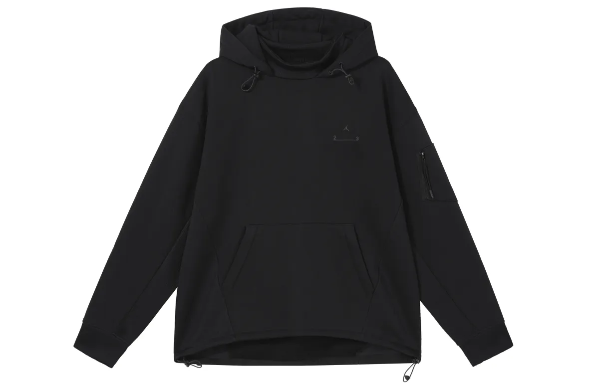 Jordan Sweatshirts Men's Black Hooded Thickened Regular
