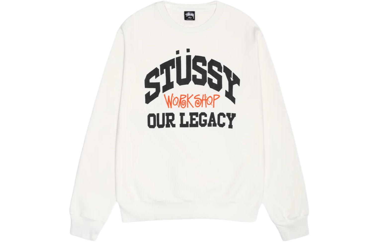 Свитшот Stussy x OUR LEGACY (серый)