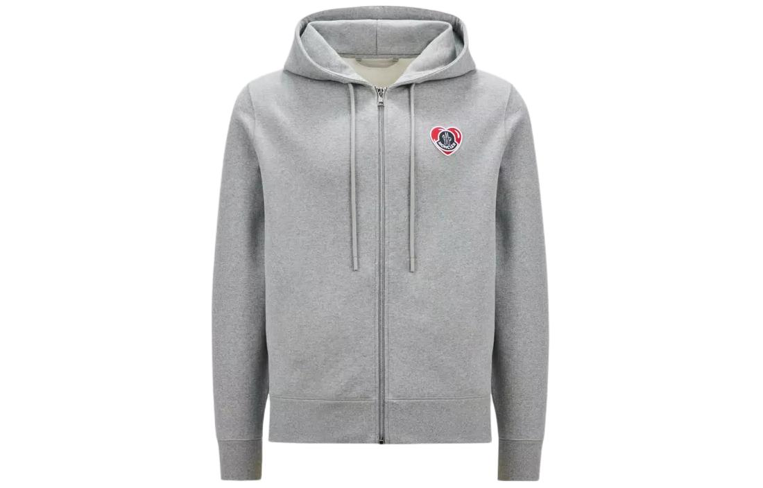Мужское худи Moncler Moncler (серое)