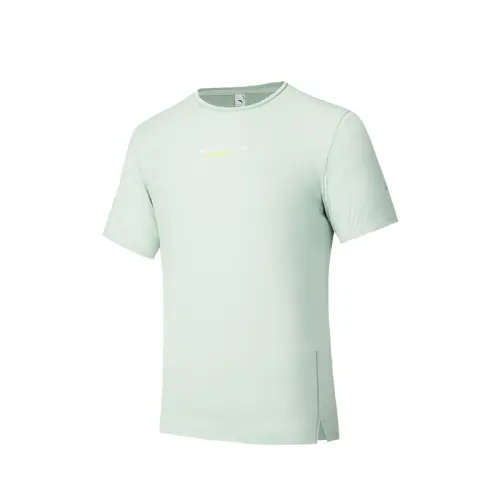 Anta Running Collection T Shirt Men's Light Sea Foam Green