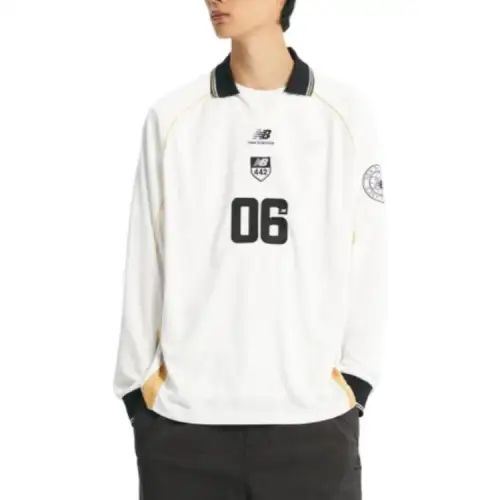 New Balance Sweatshirts Unisex White Lapel Moderate Regular