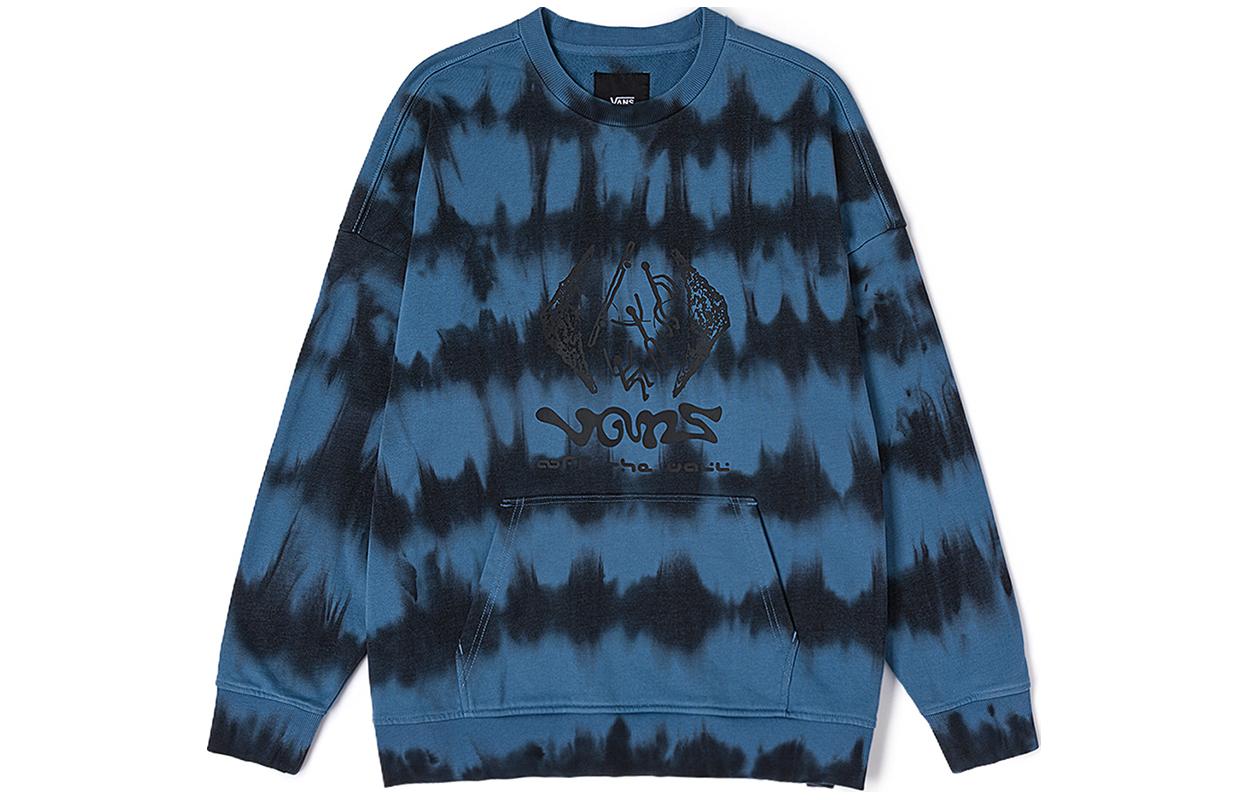 Vans Sweatshirt Unisex Blue Tie Dye