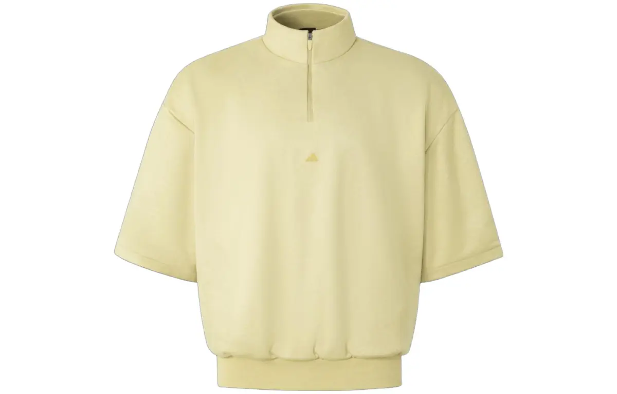 Adidas THE 2024 COLLECTION Sweatshirts Unisex Gold Stand Collar Moderate Regular