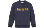 Timberland Sweatshirts Men's Navy Blue Crew Neck Moderate Regular