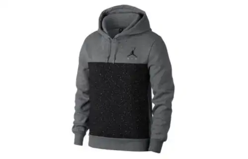 Jordan Sweatshirts Men's Gray Hooded Moderate Other